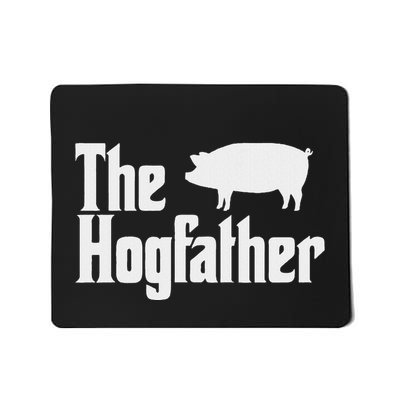 The Hogfather Funny Father Pig Papa Piggy Hog Lover For Dad Mousepad