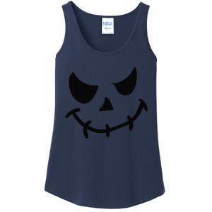 The Haunting Face Of Terror. Halloween Ladies Essential Tank