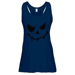 The Haunting Face Of Terror. Halloween Ladies Essential Flowy Tank