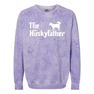 The Husky Father Colorblast Crewneck Sweatshirt