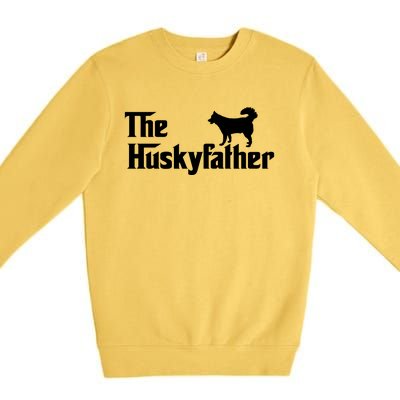 The Husky Father Premium Crewneck Sweatshirt