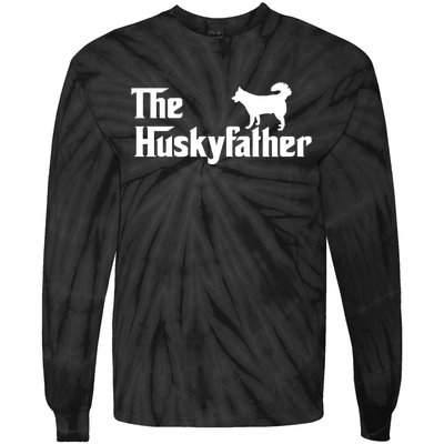 The Husky Father Tie-Dye Long Sleeve Shirt