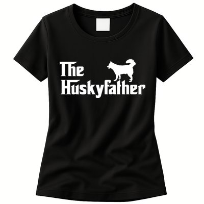 The Husky Father Womens T-Shirt