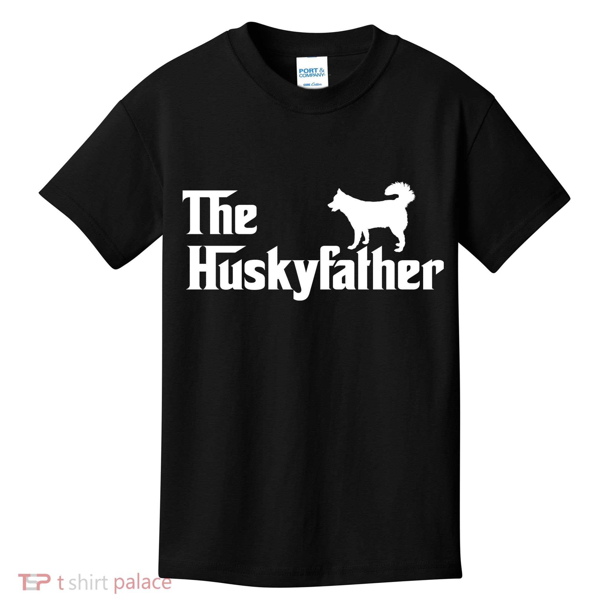 The Husky Father Kids T-Shirt