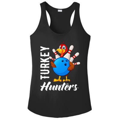 Turkey Hunters Funny Bowling Turkey Hunters Ladies PosiCharge Competitor Racerback Tank