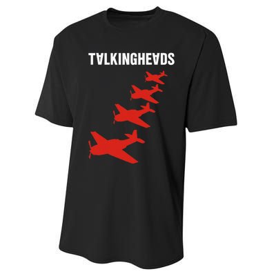 Talking Heads Four Planes Performance Sprint T-Shirt