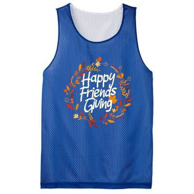 Thanksgiving Happy Friends Giving Gift Mesh Reversible Basketball Jersey Tank