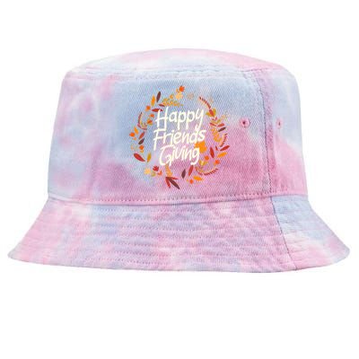 Thanksgiving Happy Friends Giving Gift Tie-Dyed Bucket Hat