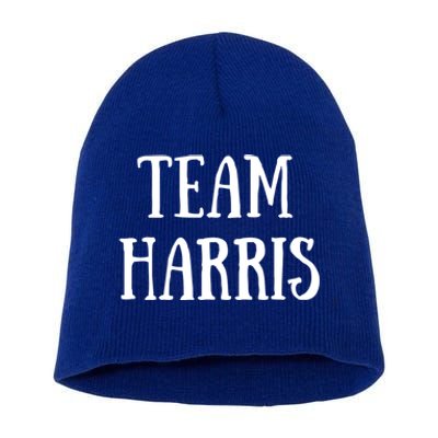 Team Harris Family Name Harris Last Name Gift Short Acrylic Beanie