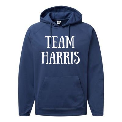 Team Harris Family Name Harris Last Name Gift Performance Fleece Hoodie