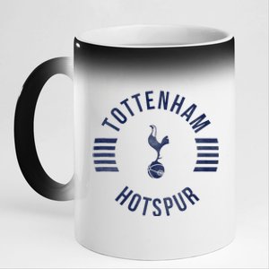 Tottenham Hotspur Football Club Collegiate Faded 11oz Black Color Changing Mug