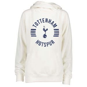 Tottenham Hotspur Football Club Collegiate Faded Womens Funnel Neck Pullover Hood