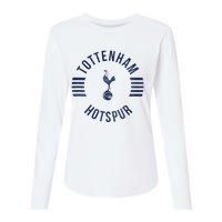 Tottenham Hotspur Football Club Collegiate Faded Womens Cotton Relaxed Long Sleeve T-Shirt