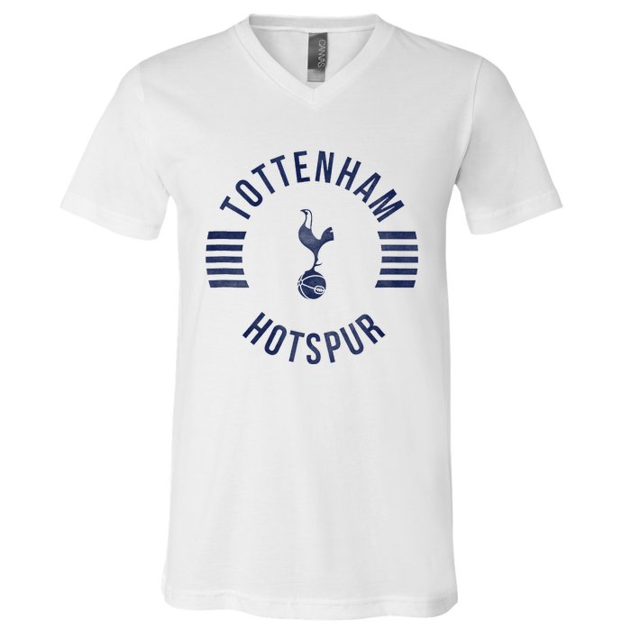 Tottenham Hotspur Football Club Collegiate Faded V-Neck T-Shirt