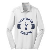 Tottenham Hotspur Football Club Collegiate Faded Silk Touch Performance Long Sleeve Polo