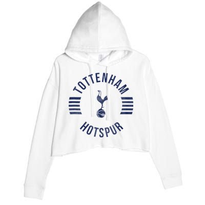 Tottenham Hotspur Football Club Collegiate Faded Crop Fleece Hoodie