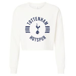 Tottenham Hotspur Football Club Collegiate Faded Cropped Pullover Crew