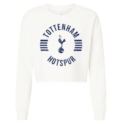 Tottenham Hotspur Football Club Collegiate Faded Cropped Pullover Crew