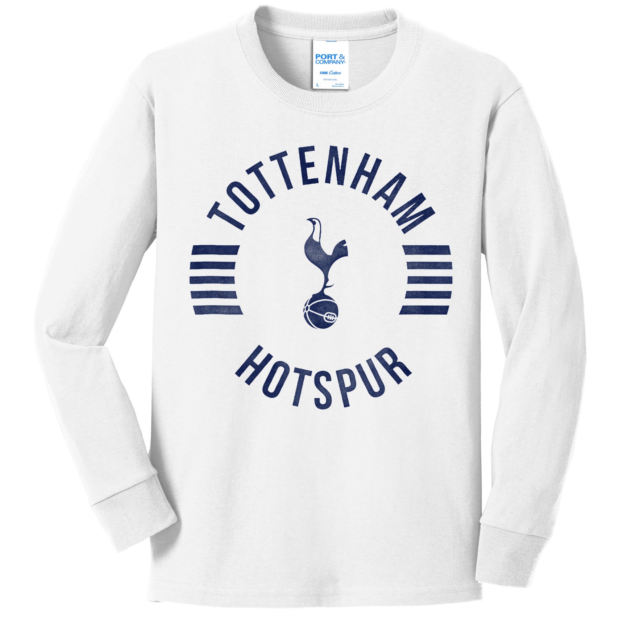Tottenham Hotspur Football Club Collegiate Faded Kids Long Sleeve Shirt
