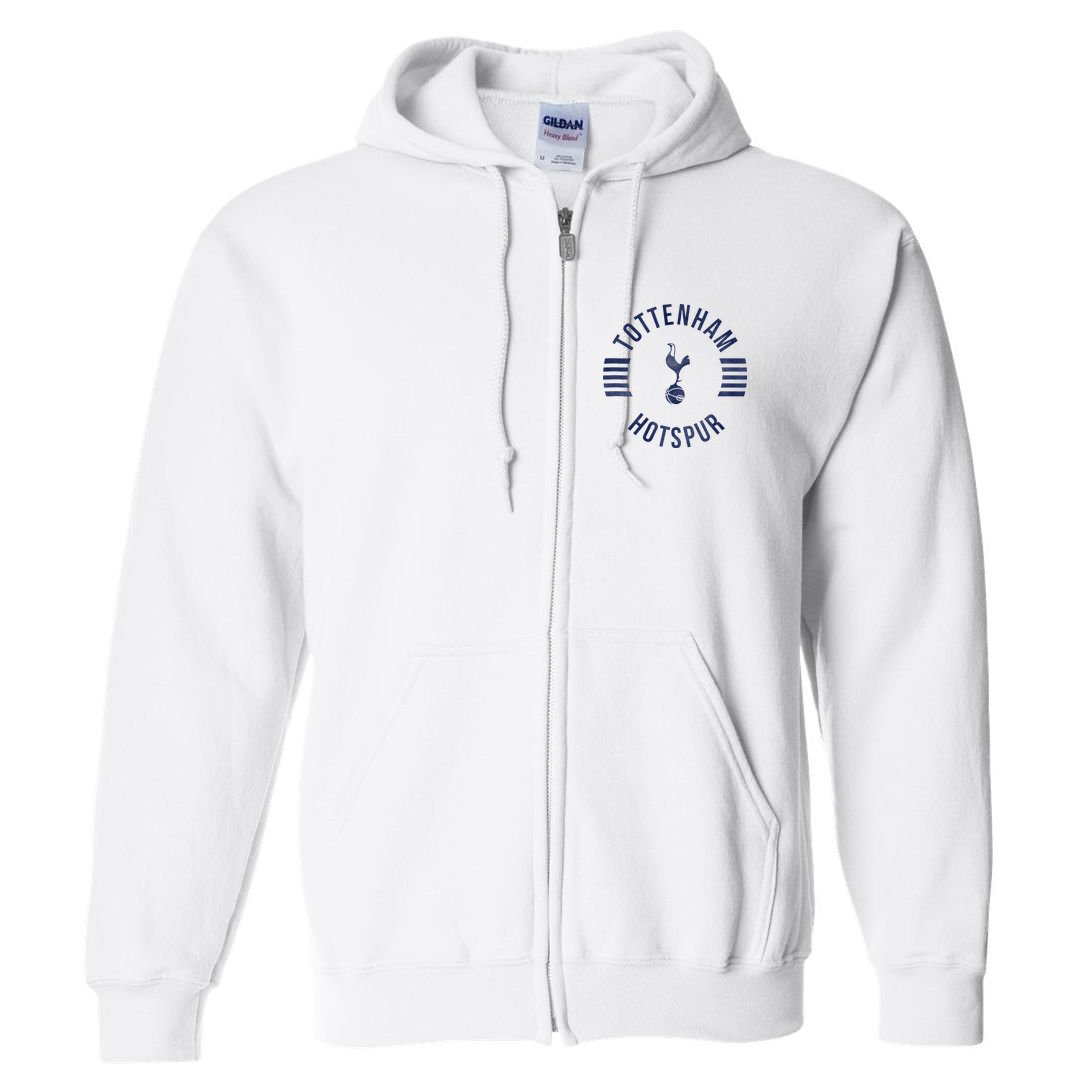Tottenham Hotspur Football Club Collegiate Faded Full Zip Hoodie