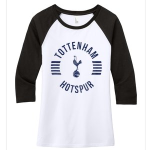 Tottenham Hotspur Football Club Collegiate Faded Women's Tri-Blend 3/4-Sleeve Raglan Shirt