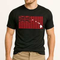 Tribal Hawaiian Flag State Of Hawaii Cooling Performance Crew T-Shirt