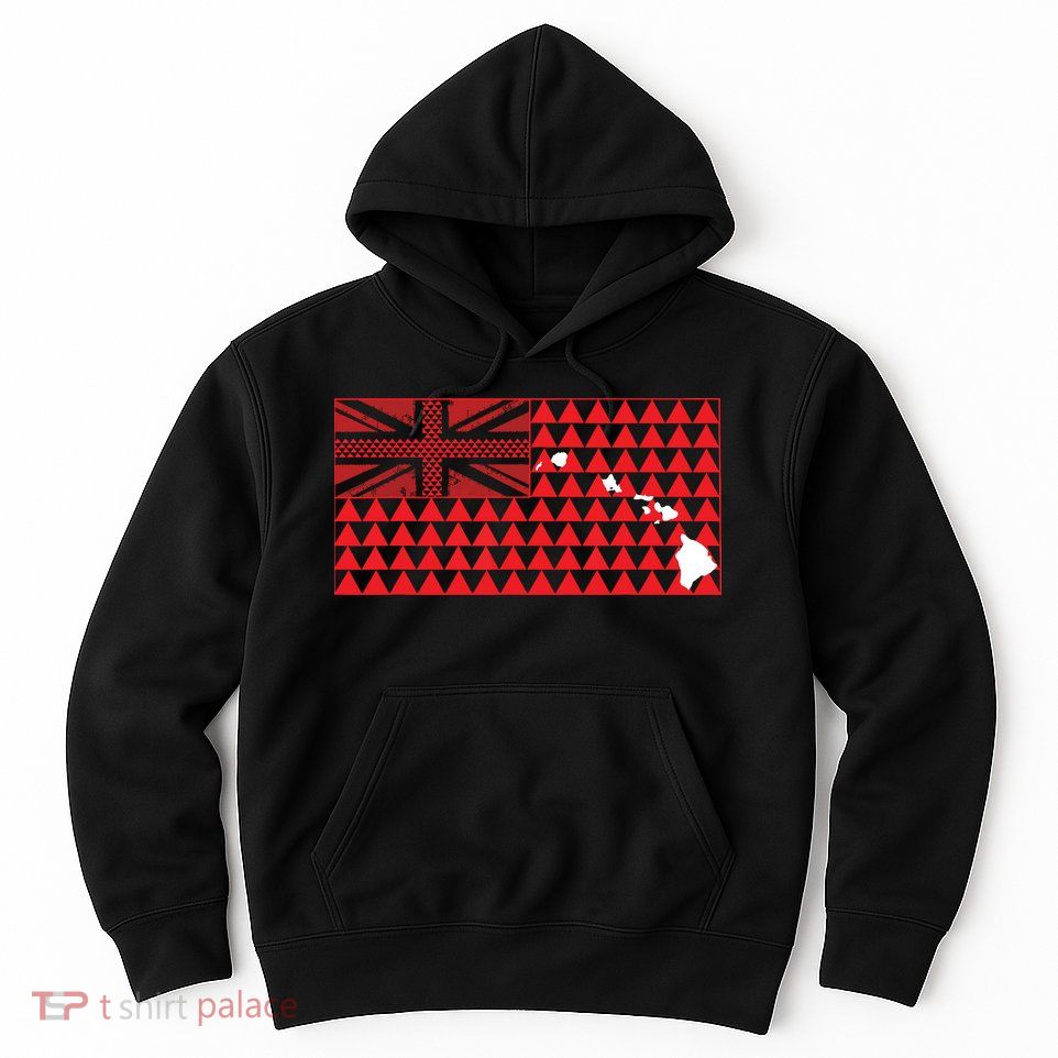 Tribal Hawaiian Flag State Of Hawaii Hoodie
