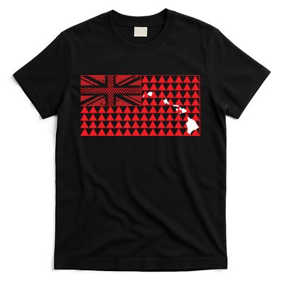 Tribal Hawaiian Flag State Of Hawaii T-Shirt