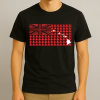 Tribal Hawaiian Flag State Of Hawaii T-Shirt