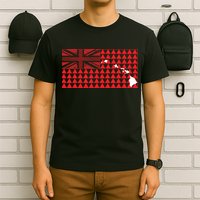 Tribal Hawaiian Flag State Of Hawaii T-Shirt