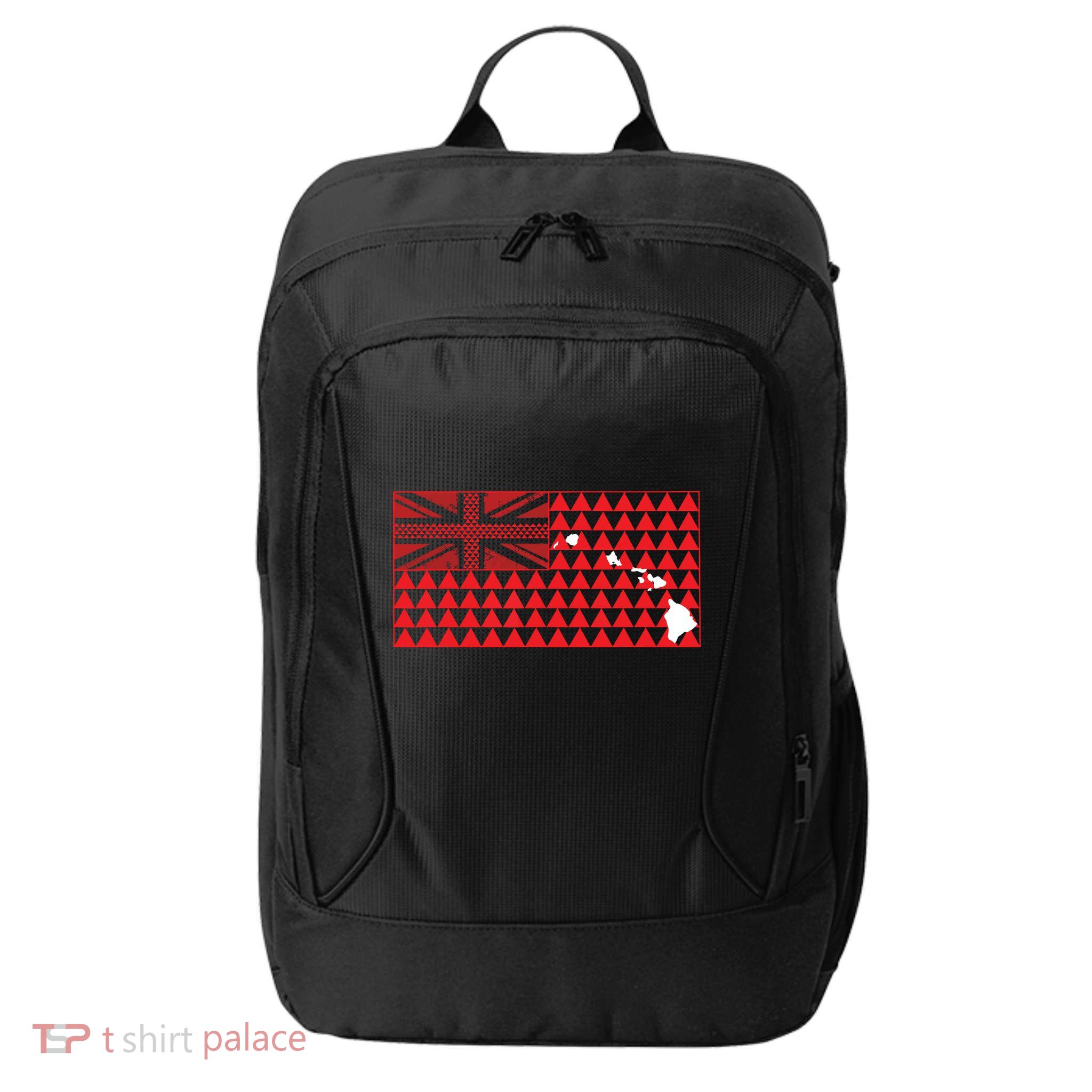 Tribal Hawaiian Flag State Of Hawaii City Backpack