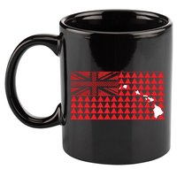 Tribal Hawaiian Flag State Of Hawaii 11oz C Handle Ceramic Mug