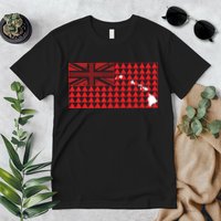 Tribal Hawaiian Flag State Of Hawaii Premium T-Shirt