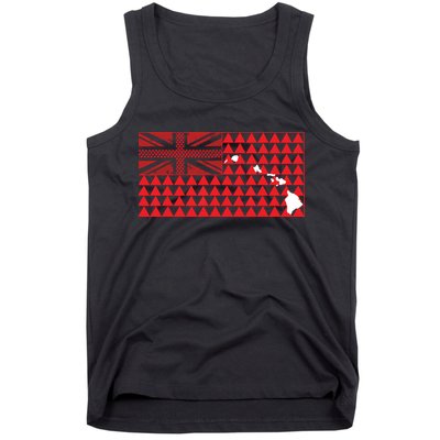 Tribal Hawaiian Flag State Of Hawaii Tank Top