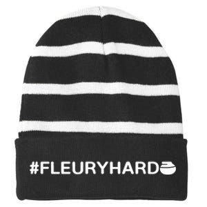 Team Homan Fleuryhard Striped Beanie with Solid Band