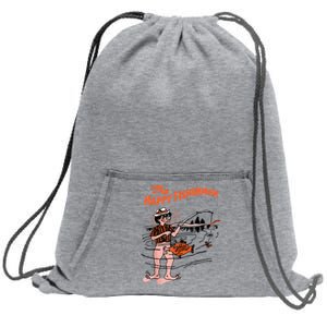 The Happy Fisherman Happiest Fish Funny BJ Sweatshirt Cinch Pack Bag