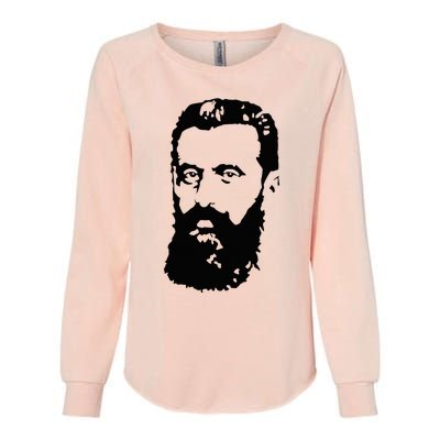 Theodor Herzl Father Of Zionism Pro Israel Zionist Israeli Womens California Wash Sweatshirt