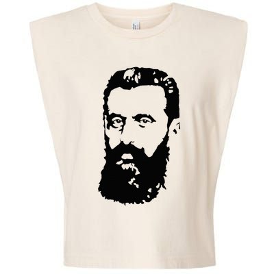 Theodor Herzl Father Of Zionism Pro Israel Zionist Israeli Garment-Dyed Women's Muscle Tee