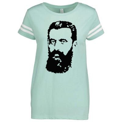 Theodor Herzl Father Of Zionism Pro Israel Zionist Israeli Enza Ladies Jersey Football T-Shirt