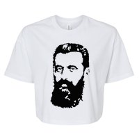 Theodor Herzl Father Of Zionism Pro Israel Zionist Israeli Bella+Canvas Jersey Crop Tee