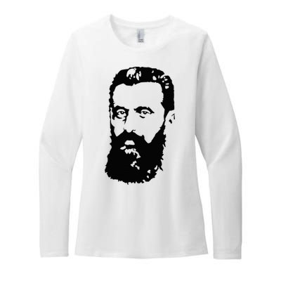 Theodor Herzl Father Of Zionism Pro Israel Zionist Israeli Womens CVC Long Sleeve Shirt