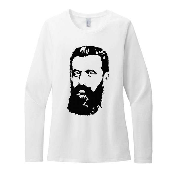 Theodor Herzl Father Of Zionism Pro Israel Zionist Israeli Womens CVC Long Sleeve Shirt