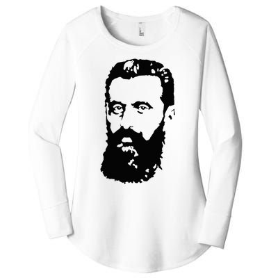 Theodor Herzl Father Of Zionism Pro Israel Zionist Israeli Women's Perfect Tri Tunic Long Sleeve Shirt