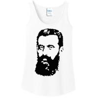 Theodor Herzl Father Of Zionism Pro Israel Zionist Israeli Ladies Essential Tank