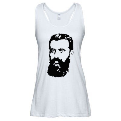 Theodor Herzl Father Of Zionism Pro Israel Zionist Israeli Ladies Essential Flowy Tank