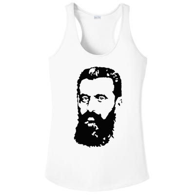 Theodor Herzl Father Of Zionism Pro Israel Zionist Israeli Ladies PosiCharge Competitor Racerback Tank