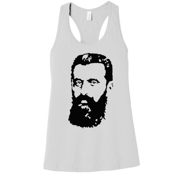 Theodor Herzl Father Of Zionism Pro Israel Zionist Israeli Women's Racerback Tank