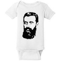 Theodor Herzl Father Of Zionism Pro Israel Zionist Israeli Baby Bodysuit