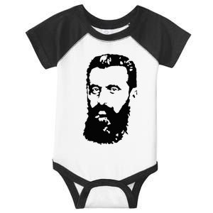 Theodor Herzl Father Of Zionism Pro Israel Zionist Israeli Infant Baby Jersey Bodysuit