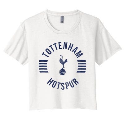 Tottenham Hotspur Football Club Collegiate Faded Women's Crop Top Tee